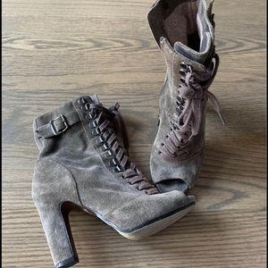 Sam Edelman peep toe boot NEW